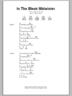 In The Bleak Midwinter von Gustav Holst (Download) 