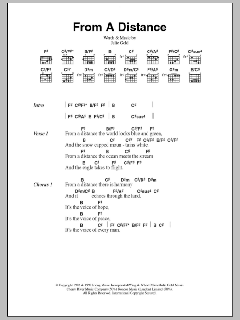 From A Distance von Julie Gold (Download) 