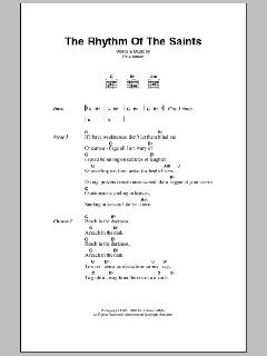 The Rhythm Of The Saints von Paul Simon (Download) 