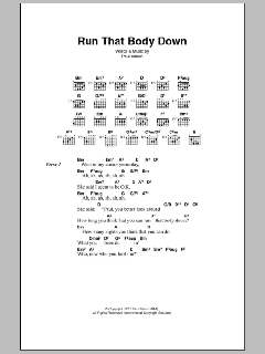 Run That Body Down von Paul Simon (Download) 