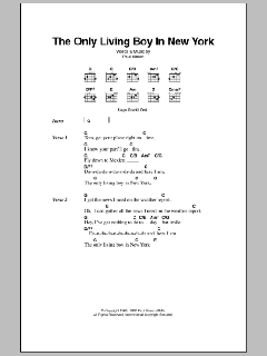 The Only Living Boy In New York von Paul Simon (Download) 