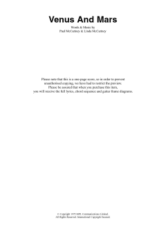 Venus And Mars von Wings (Download) 