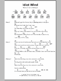 Idiot Wind von Bob Dylan (Download) 