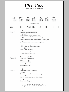 I Want You von Bob Dylan (Download) 