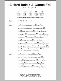 A Hard Rain's A-Gonna Fall von Bob Dylan (Download) 