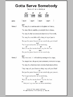 Gotta Serve Somebody von Bob Dylan (Download) 