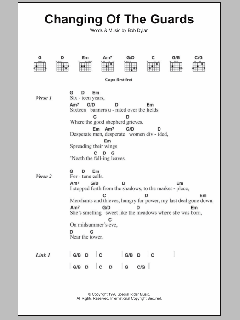 Changing Of The Guards von Bob Dylan (Download) 