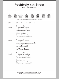Positively 4th Street von Bob Dylan (Download) 