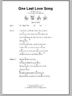 One Last Love Song (Download) 