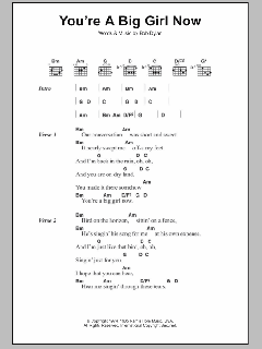 You're A Big Girl Now von Bob Dylan (Download) 