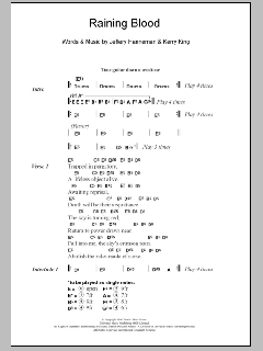 Raining Blood von Slayer (Download) 