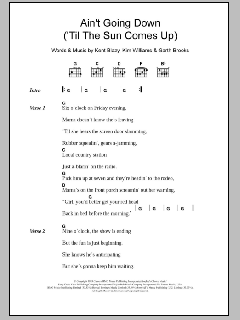 Ain't Going Down (Til The Sun Comes Up) von Garth Brooks (Download) 