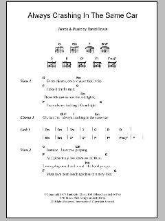 Always Crashing In The Same Car von David Bowie (Download) 