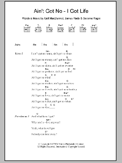 Ain't Got No - I Got Life von Nina Simone (Download) 