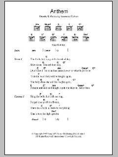 Anthem von Leonard Cohen (Download) 