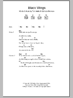 Black Wings von Tom Waits (Download) 