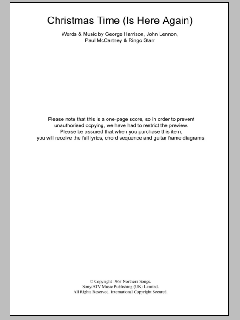 Christmas Time (Is Here Again) von The Beatles (Download) 