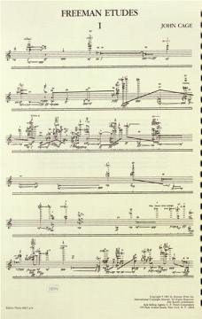 Freeman Etudes, Buch 1 und 2 von John Cage 