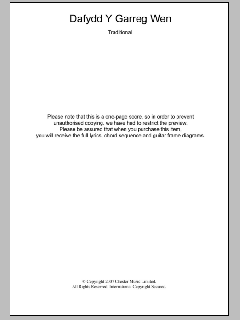 Dafydd Y Garreg Wen von Traditional (Download) 