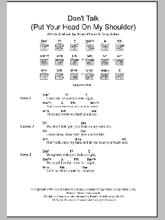 Don't Talk (Put Your Head On My Shoulder) (Download) 