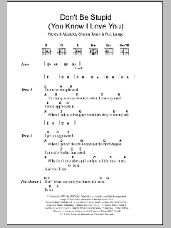 Don't Be Stupid (You Know I Love You) von Shania Twain (Download) 