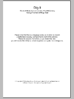 Dig It von The Beatles (Download) 