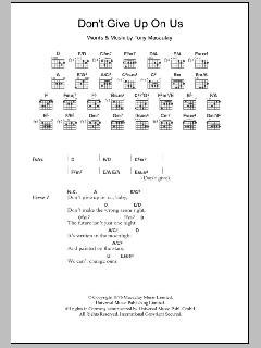 Don't Give Up On Us von David Soul (Download) 