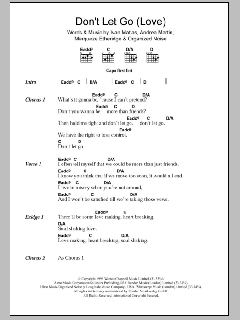 Don't Let Go (Love) von Ivan Matias (Download) 