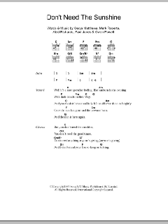 Don't Need The Sunshine von Catatonia (Download) 