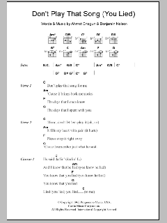 Don't Play That Song (You Lied) von Aretha Franklin (Download) 