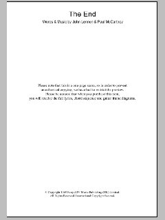 The End von The Beatles (Download) 