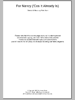 For Nancy ('Cos It Already Is) von Pete Yorn (Download) 