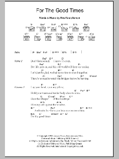 For The Good Times von Kris Kristofferson (Download) 