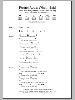 Forget About What I Said von The Killers (Download) 