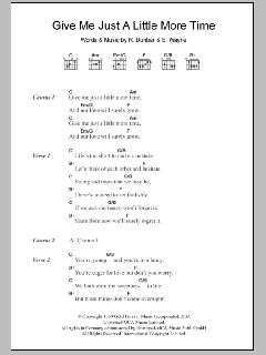 Give Me Just A Little More Time (Download) 