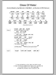 Glass Of Water von Coldplay (Download) 