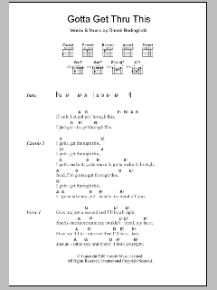 Gotta Get Thru This von Daniel Bedingfield (Download) 