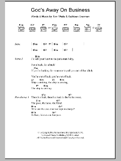 God's Away On Business von Tom Waits (Download) 