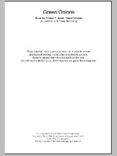 Green Onions (Download) 