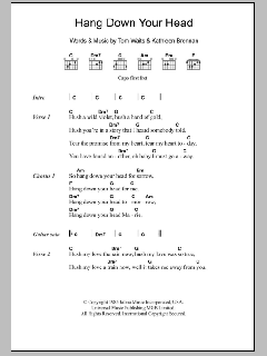 Hang Down Your Head von Tom Waits (Download) 