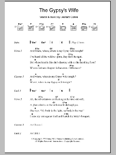 The Gypsy's Wife von Leonard Cohen (Download) 