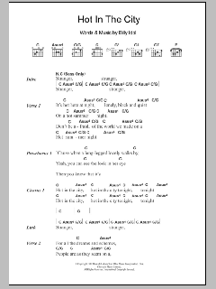 Hot In The City von Billy Idol (Download) 