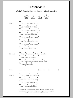 I Deserve It von Madonna (Download) 