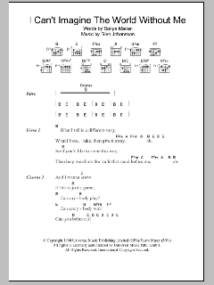 I Can't Imagine The World Without Me (Download) 