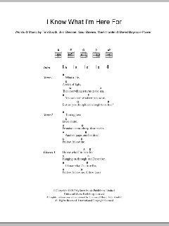 I Know What I'm Here For von James (Download) 