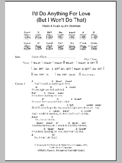 I'd Do Anything For Love von Meat Loaf (Download) 