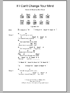 If I Can't Change Your Mind von Sugar (Download) 