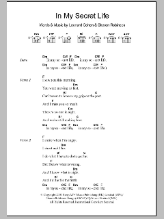 In My Secret Life von Leonard Cohen (Download) 