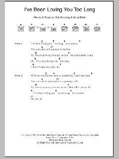 I've Been Loving You Too Long von Otis Redding (Download) 