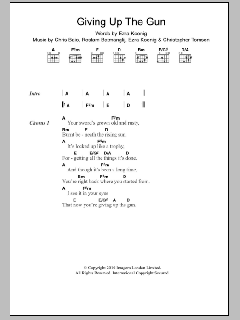Giving Up The Gun von Vampire Weekend (Download) 
